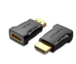 Vention HDMI/M -> HDMI/F (4K, fekete, 2darab) adapter (AIMB0-2) - smartbyte