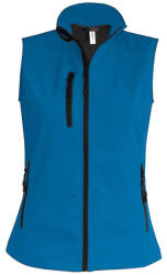 Kariban Női softshell mellény, Kariban KA404, Aqua Blue-3XL (ka404aq-3xl)
