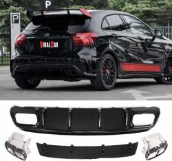 Diffúzor Utántöltő Mercedes W176 Amg Fekete Fényes