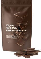Vilgain Törött csokoládédarabok - 3× 45%-os tejcsokoládé 250 g