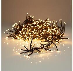  Karácsonyi 200 LED 20 méter melegfehér Füzér Plastic - 8 program Adapteres