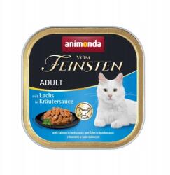 Animonda Vom Feinsten nedves macskaeledel lazac gyógynövényes szószban 100g