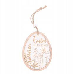 Emized Fa húsvéti tojás medál 10x7.5cm (E28-2131B)