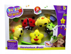  Harmonious Music Zenélő forgó Plüss csibe és katica, felhúzós - babybear