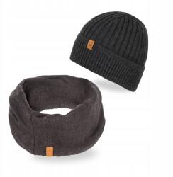 Brødrene Férfi szett 2in1 Klasszikus Kémény Sapka Tekercses Brodrene Sötétszürke (103112-LGM)