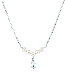 SAVICKI Colier argint perlă 42 cm - savicki - 673,00 RON