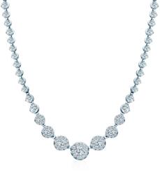 SAVICKI Colier argint zirconiu 40 cm