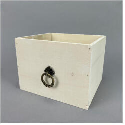  Dekoláda fehér négyzet fém foganytyúval - papelito