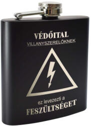 gigastore Gravírozott Védőital villanyszerelőknek flaska : Flaska méret - 9 oz