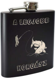  Gravírozott A legjobb horgász flaska : Flaska méret - 7 oz