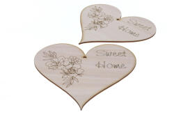  Fatábla szív Sweet Home