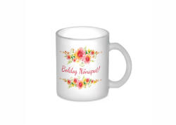  Nőnapi akvarell virágos bögre - gigastore - 2 990 Ft