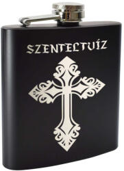  Gravírozott Szenteltvíz flaska : Flaska méret - 7 oz