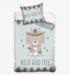 Ábránd Wild and feel - Macis ágyneműhuzat, 140x200 + 70x80 cm (100 % pamut)