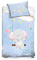 Ábránd Elefántos kék ágyneműhuzat (100x135+40x60 cm)