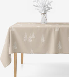 Goldea szögletes terítő erős pamutból - északi fenyők 120 x 140 cm