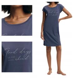 Henderson rövid ujjú pamut hálóing Delanie 43700 sötétkék L (43700-59X)