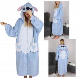 Disney Stitch női pulóver/köntös/takaró kapucnis senddie hosszú Meleg M-L (7200402_ML)