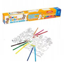 Astra AstraFUN festőtekercs 200x30 cm 12 zsírkréta, motívumok keveréke, 320024072 (320024072)