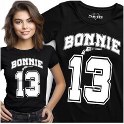 Gartees Bonnie 13-AS Női Póló Valentin Napra Nyomott Mintával