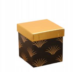  Doboz doboz szögletes fekete 8cmx8cm (Myh684949b)