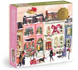 Galison - Snowfall on Main Street 1000 darabos karácsonyi kirakó (ZKUK9780735385610)