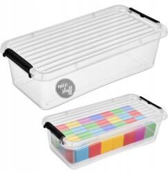  Műanyag Tartály Műanyag Tartályok fedéllel zárható doboz 6l (Pojemnik plastikowy 6l z pokrywą NICESTUFF)