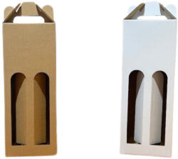 Pálinkás doboz - 2 ablakos - 10, 5x5, 3x27 cm