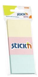 Hopax Notes autoadeziv 38 x 51 mm, 3 x 100 file/set, Stick"n - 3 culori pastel (HO-21126)