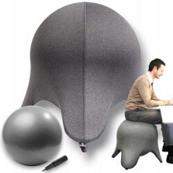 Sportvida 3 az 1-ben puff, gimnasztikai labda, szék, 65cm (SV-HE0019)