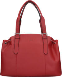 Katana Elegáns női bőr kézitáska Katana Karens - piros