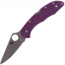 Spyderco Összecsukható kés Spyderco Delica 4 Frn Purple Flat Ground Plain (C11FPPR) (C11FPPR)