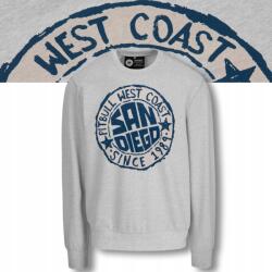 Pitbull Férfi pulóver Pitbull Klasszikus Crewneck pulóver San Diego Sun nyomtatással (115054121004)