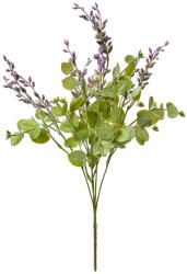 Clayre & Eef Planta artificiala violet verde 12x12x51 cm (6PL0385)