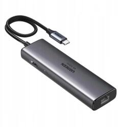UGREEN Adapter Hub Usb-c 6in1 Ugreen CM512, Hdmi 4K@60Hz, 2x Usb, RJ45, Pd 100W (45000)