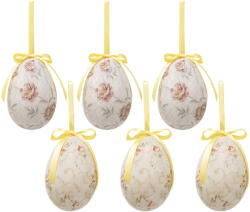 Clayre & Eef Set 6 Oua Paste plastic, multicolore Ø 7x10 cm (65908)