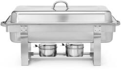 HENDI Chafing Dish Fiora GN 11 9L Inox cu 2 suporturi pentru pasta combustibil (471005)