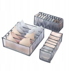 Fiókos rendszerezők Fehérneműtartó Szekrény Szett 3 db-os (6254108547934)