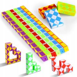 Mágikus Kirakó Ügyességi Játék Logikai Kirakós Játék Kígyó Színes 12DB (5906358171292)