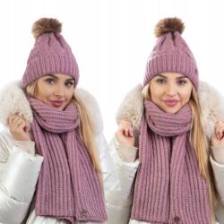  Női Sapka Szett, Téli Sál, Meleg, Lengyel gyártás, 23502 -26
