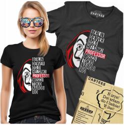 Gartees Női Póló Nyomtatott Ház Papír Sorozat Netflix Rajongóknak