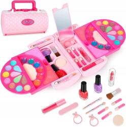  Smink- És Körömfestő Láda Szett Gyerekeknek Kozmetikumok (M-626)