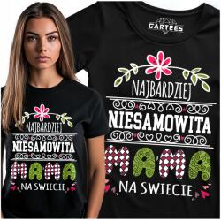 Gartees Női Póló Nyomott Mintával A Világ Legcsodálatosabb Anyukája Ajándék