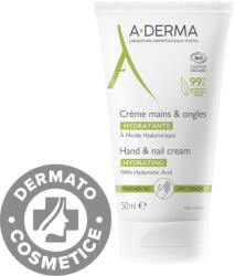 A-derma Crema hidratanta pentru maini si unghii, 50ml, A-Derma