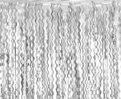 Godan Парти завеса, сребрист металик, 100x200 см