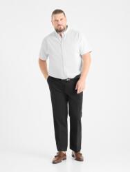 Duke James nagy méretű férfi rövid ujjú ing fehér- Plus Size 8L