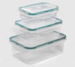 Sterk Plast Set Cutii Alimente Sterk Dreptunghiulara Lia 0.44 + 0.83 + 1.47 L (gm99092)