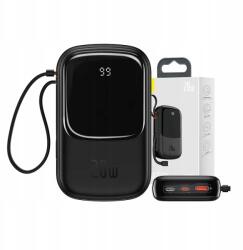 Baseus Qpow Pro Baseus powerbank Lightning kábellel, Usb-c és Usb porttal, 20000mAh, (PPQD-H01)