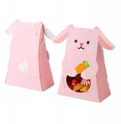 Ecarla Bájos rózsaszín nyuszi alakú ajándékdoboz (OPO42R)