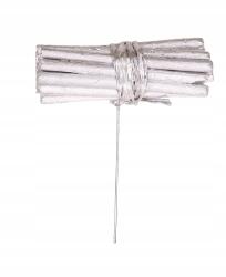 Fa pálcikák dróton ezüst 1db (424863-1szt)